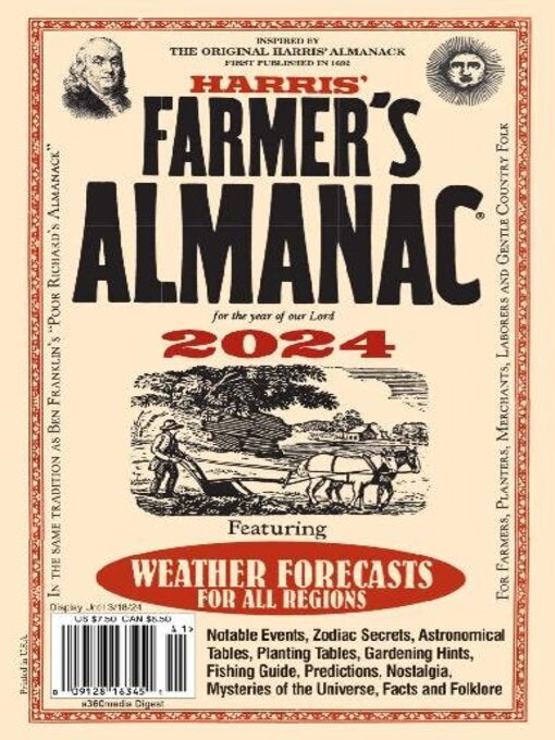 Title details for Harris' Farmer's Almanac 2024 by A360 Media, LLC - Available